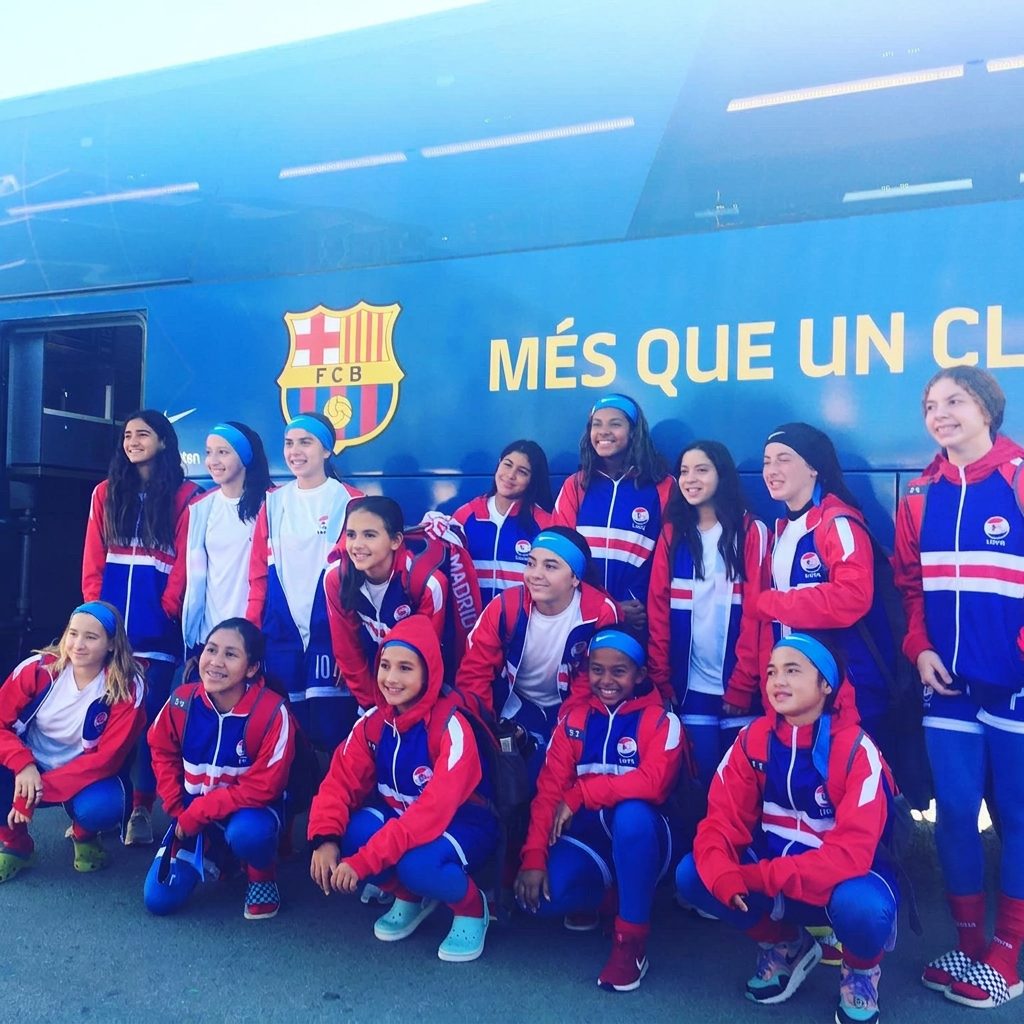 Barcelona + Surf Cup football training environment