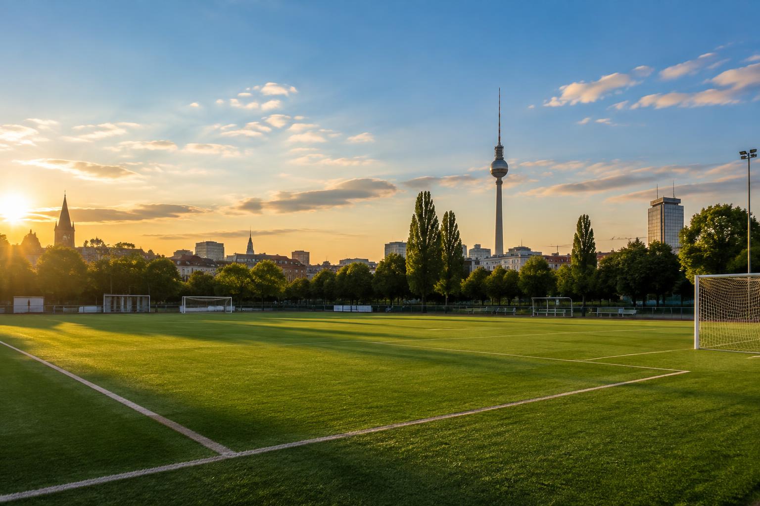 Berlin football training environment
