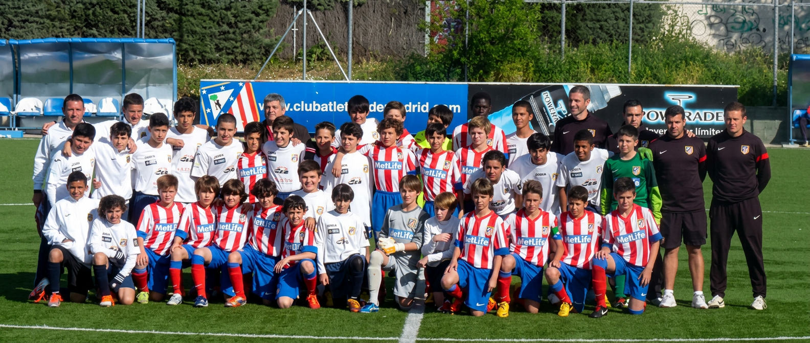 Group photo at Real Madrid