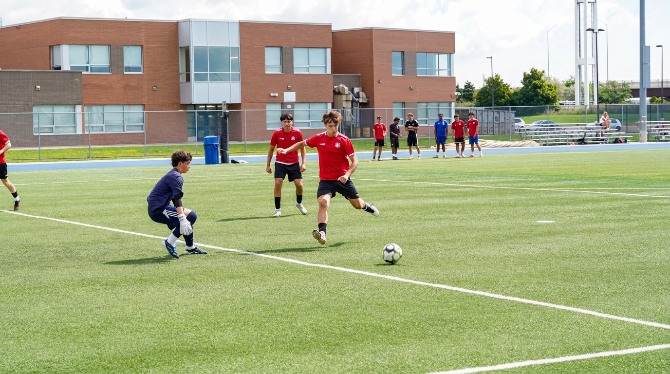 SFI players during a training session in Ontario