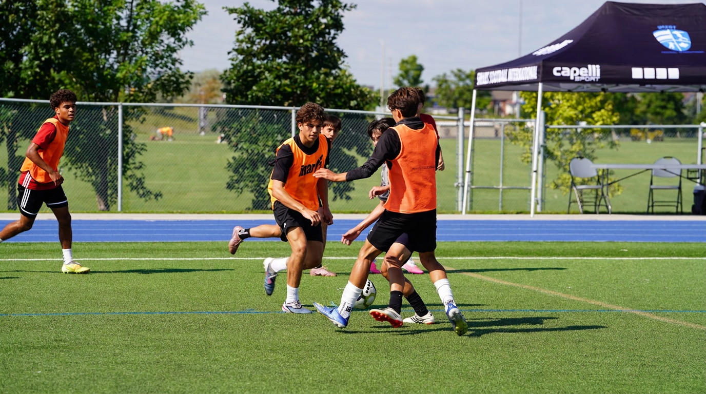 SFI players during a training session in Ontario