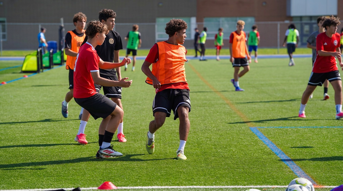 SFI players during a training session in Ontario