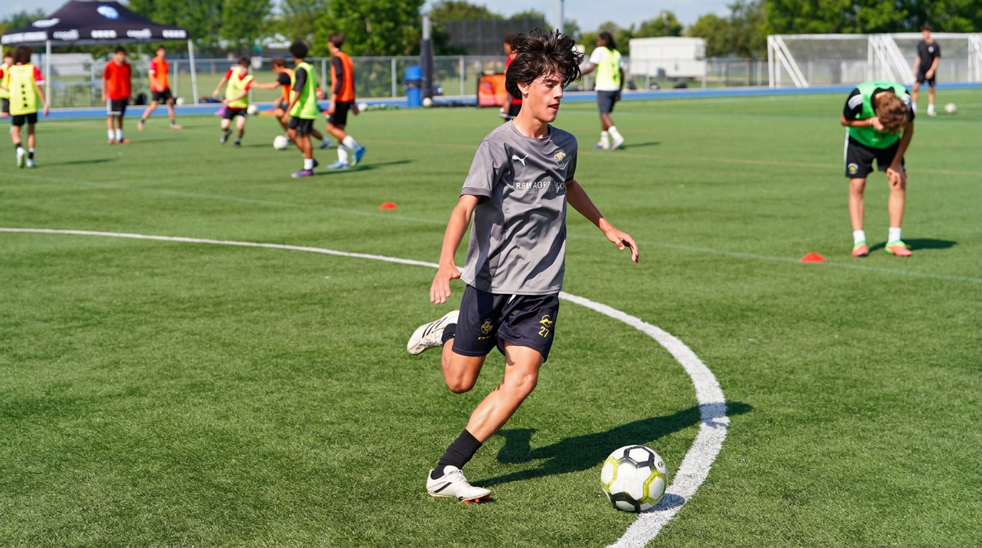 Player being assessed during an SFI ID session